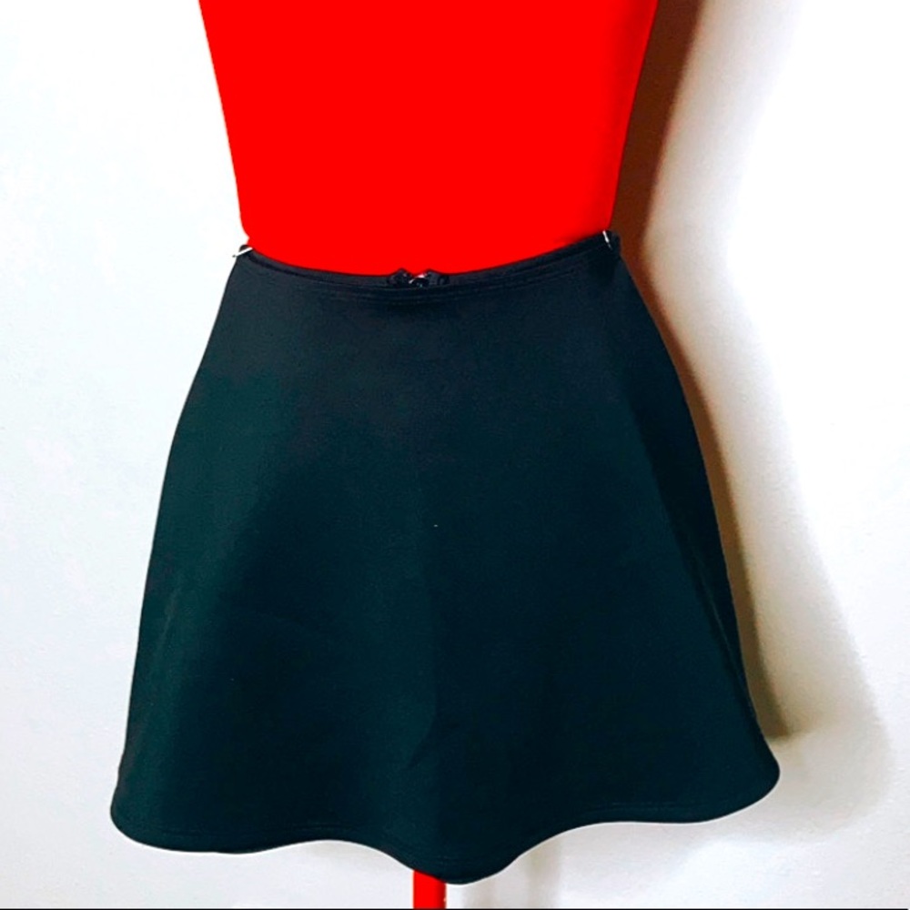 American Apparel Black Skater Skirt
